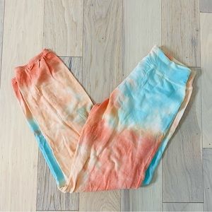 Sundry Blue Orange Tie Dye Joggers Size 1